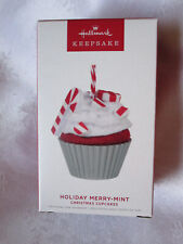 2022 Hallmark Ornament Christmas Cupcakes Holiday Merry-Mint 13th in series NIB picture