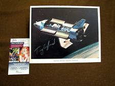 TONY ENGLAND STS-51 NASA ASTRONAUT SIGNED AUTO SHUTTLE ORBITER LITHO PHOTO JSA  picture