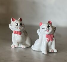 Vintage Pair of White Ceramic Kittens picture