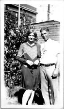 Beautiful Young Woman and Hot Attractive Boyfriend Americana 1930s Vintage Photo picture