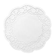 White Paper Doilies 6.5 inch assorted Sizes, White Lace Round 250 pacs picture