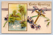 Vintage Postcard Easter Greetings 1910s picture