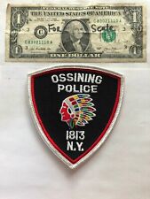 Ossining New York Police Patch Un-sewn great condition   picture
