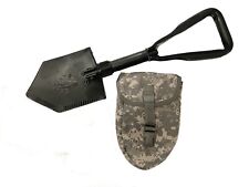 USGI Military E TOOL Entrenching Intrenching Tool Shovel w ACU UCP Cover Carrier picture