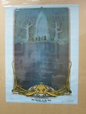 Vintage poster The Watcher at the Gate wizard Rings elves things 1976 Inv#G4589 picture