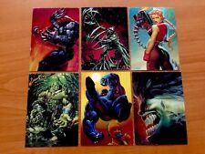 PITT Comics Trading Cards  HOLOFORGE DOUBLE-EMBOSSED SET (6) picture