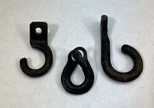 Lot of Small Vintage Primitive Hooks Iron Farm Barn Rustic Decor Industrial picture