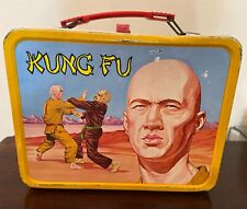 Vintage 1974 Kung Fu Metal Lunchbox -no Thermos.  King Seeley Thermos Co. picture