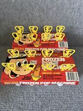Lot 2 VTG Disney Mickey Mouse Donald Duck Frozen 8 Pop Popcicle Machine New NOS picture