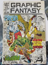 GRAPHIC FANTASY #1 AJAX COMICS 1982 1st APP OF SAVAGE DRAGON SIGNED Erik Larson picture