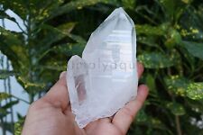 350gm Top Quality White Samadhi Quartz Crystal Cluster Rock Mineral Specimens picture