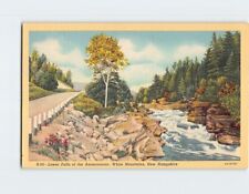Postcard Lower Falls of the Ammonoosuc, White Mountains, Carroll, New Hampshire picture