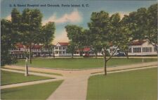 MR ALE US Naval Hospital and Grounds, USMC Parris Island SC c1940s UNP B3349 picture