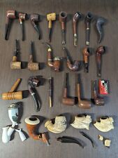 20 Plus Lot MIXED Nice VINTAGE Tobacco Estate Pipes ( Few Sterling) *Read Descri picture
