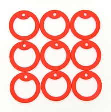 50 pcs Red Military Army ID Dog Tag Silencer Silicone/Rubber Silencers picture