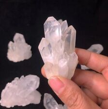 80-100g Clear Quartz Crystal Healing Cluster Natural Mineral Rocks Specimen Gift picture
