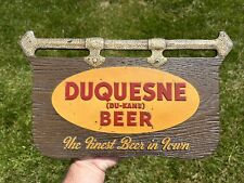 Duquesne Brewing Co Pittsburgh PA Beer Pressed Composite Masonite Painted Sign picture
