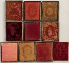 (10) Dealer Group Lot Case Pads 1/6 Plate Daguerreotype Ambrotype Tintype L110 picture