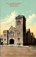 Postcard First Presbyterian Church North 3rd St. Newark Ohio OH c.1907-1915 W146 picture
