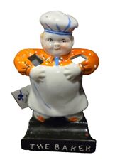 RARE 1930's THE BAKER figural ceramic TOOTHBRUSH HOLDER Japan picture