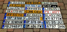 REAL LICENSE PLATES EUROPE GERMANY FRANCE UKRAINE RUSSIA POLAND ISRAEL UK SPAIN picture