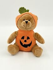 Hallmark Halloween 8.5” Orange Pumpkin Costume Teddy Bear Plush Stuffed Animal picture