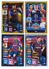 2019-20 x4 Topps Match Attax UCL Lionel Messi MVP UCL1 Centurion 100 Ronaldo picture