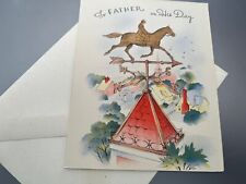 1940’s Unused Greeting Card Volland Father’s Day picture