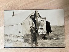Early RPPC TENT SALOON Anchorage? Alaska picture