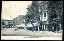 ELYRIA Ohio Postcard 1910 Middle Avenue Stores by Eady's Drugstore picture