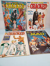 Lot of 4 Cracked and Mad Magazines featuring Star Wars picture
