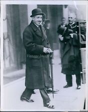 1936 Spain'S Ex-King Alfonso Pays London Visit To Grandchild Royalty Photo 7X9 picture