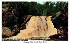 Manitou Falls North Shore Dr Minnesota MN North Shore Dr Lake Superior Postcard picture