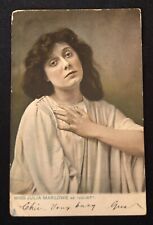1906 Actress Julia Marlowe as Juliet BW Photo Post Card 1 Cent Ben Franklin CF picture