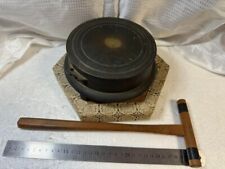 Antique Japanese Buddhist Temple Copper Ceremonial Cymbals Sing Rin Bell from jp picture