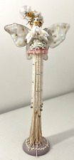 13” Victorian Tassel Doll with Attached Stand, in Great Condition picture