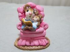 Wee Forest Folk Vintage M-19 Babysitter Mouse Pink Chair Early Version 1977 Box picture