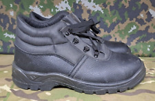 NEW GENUINE BRITISH ARMY MILITARY ISSUE SURPLUS BLACK SAFETY CHUKKA BOOTS - 10 picture