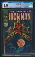 Iron Man #1 CGC 6.0 Marvel Comics 1968 Origin Retold Stan Lee picture