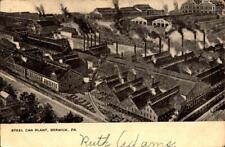 1908 View of Steel Car Plant Buildings Berwick Pennsylvania PA UDB Postcard BK67 picture