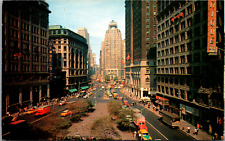 Vintage C. 1950s Street Scene of Herald Square, Cars Trucks New York NY Postcard picture