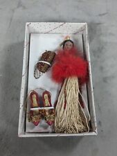 Vintage Dillard's Trimmings Doll Woman With Shoe and Purse Ornaments picture