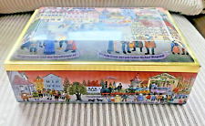 Village E OTTO SCHMIDT Cookie Biscuit Tin Box Nurnberg Germany picture