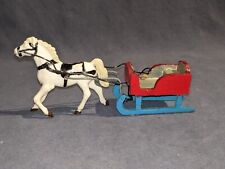 Vintage Artisan Made Christmas Decor Horse & Carriage (PL3) picture