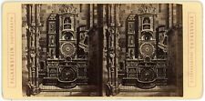 c1900's RARE Real Photo Stereoview Astronomical Clock in Strassburg France picture