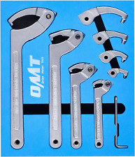 8Pc Adjustable Pin Spanner Wrench Tool Set Nut Tools Changeable Heads Pipes Heat picture