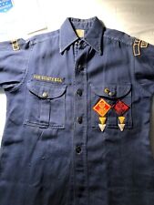 Vintage BSA Cub Scout uniform 1930s or 40's long sleeve badges neckerchief slide picture