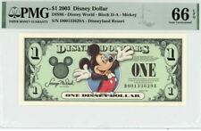 2003 $1 Disney Dollar Mickey Disneyland Resort PMG 66 EPQ (DIS86) picture