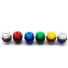 28mm Arcade LED Push Buttons illuminated COIN 1P 2P PAUSE Start Select DIY picture