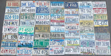 Huge lot of 55 all different US   License plates   45 states picture
